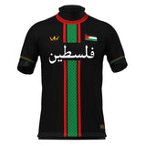 Palestine flag children's Jersey in black style 2