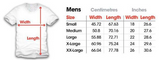 men's t-shirt size chart