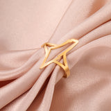 Adjustable Palestine map ring gold color design-b outlook