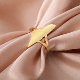 Adjustable Palestine map ring gold color design-a outlook