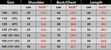 Kids size chart