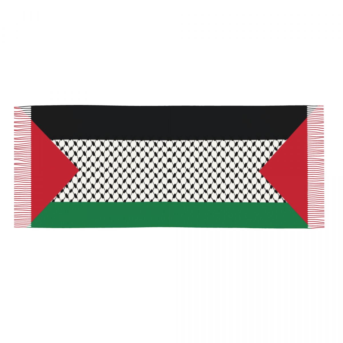 Palestine flag scarf