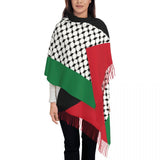 Stylish Palestine flag scarf