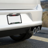 Free Palestine license plate frame mounted on a car