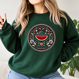 Floral Watermelon Sweatshirt