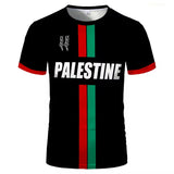 Palestine flag children's Jersey in black style 3