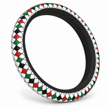 Kufiya Pattern Steering Wheel Cover