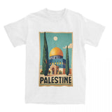  Palestine Jerusalem T-Shirt in white