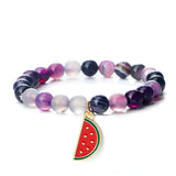 Watermelon Beaded Bracelet