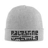 Gray Palestine Beanie