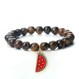 Watermelon Beaded Bracelet
