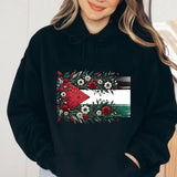 Floral Flag Hoodie