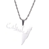 Arabic Palestine Pendant Necklace