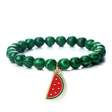 Watermelon Beaded Bracelet