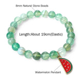 Watermelon Beaded Bracelet
